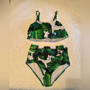 Amazon 2 Piece High Waisted bottoms Swimsuit